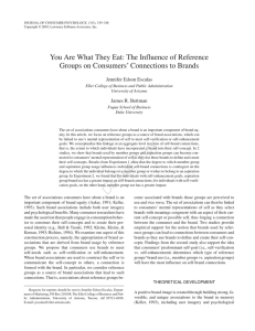 You Are What They Eat: The Influence of Reference Groups on