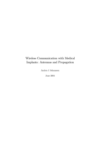 Wireless Communication with Medical Implants: Antennas and