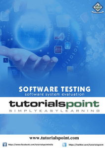 Software Testing Tutorial (PDF Version)