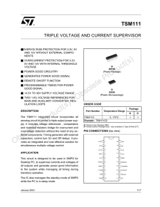 Triple voltage and current supervisor