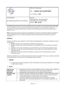 Cardiac Monitoring-1142 - Saskatoon Health Region