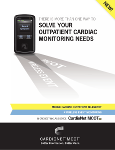 solve your outpatient cardiac monitoring needs