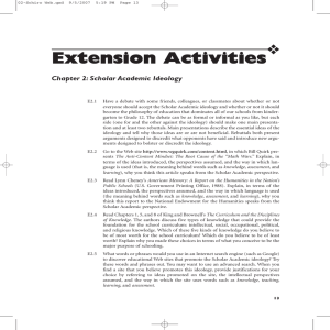 Extension Activities