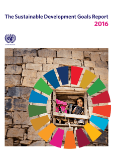 The Sustainable Development Goals Report