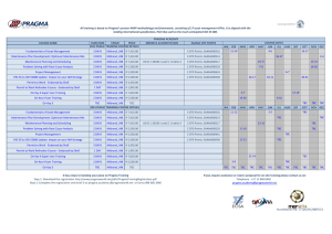 COURSE NAME DURATION VENUE PRICE MERSETA