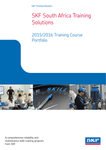SKF South Africa Training Solutions