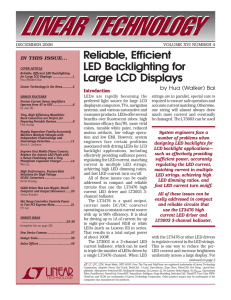 Dec 2006 - Reliable, Efficient LED Backlighting for Large LCD