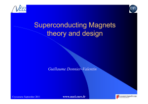 Superconducting Magnets theory and design