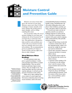 Moisture Control and Prevention Guide
