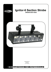 Ignitor-6 Section Strobe