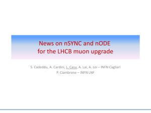 A TDC for the nSYNC in the Muon LHCb Upgrade: First results
