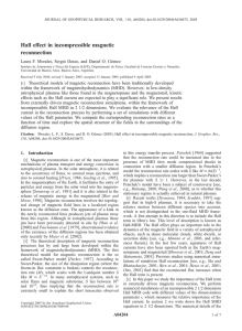 Hall effect in incompressible magnetic reconnection