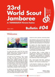 Bulletin #4 - 23rd World Scout Jamboree