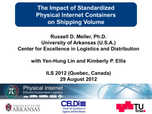 The Impact of Standardized Physical Internet Containers on