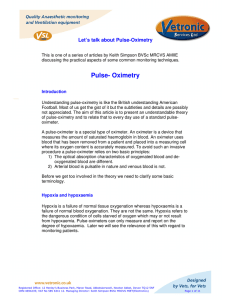 Let`s talk about Pulse-Oximetry