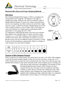 Wire Stripping