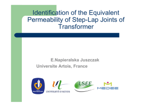 Identification of the Equivalent Permeability of Step