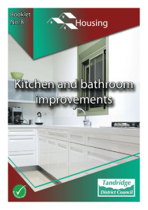 Kitchen and bathroom improvements