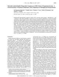 Nitroxide-Labeled Ru(II) - ACS Publications
