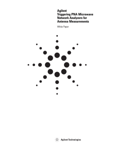 Agilent Triggering PNA Microwave Network