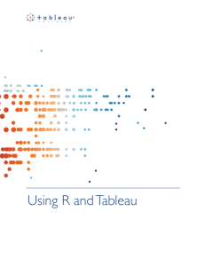 Using R and Tableau Software
