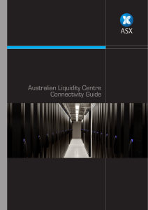 Australian Liquidity Centre Connectivity Guide