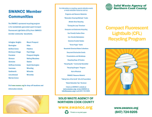 Compact Fluorescent Lightbulb (CFL) Recycling Program