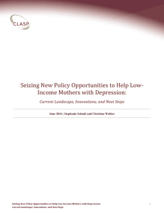 Seizing New Policy Opportunities to Help Low-Income