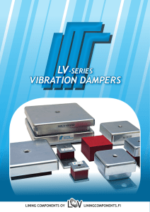 vibration dampers - Lining Components Oy