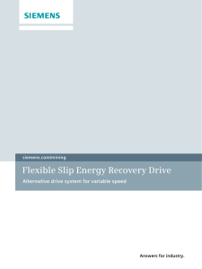 Flexible Slip Energy Recovery Drive