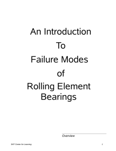 Bearing Failure Analysis