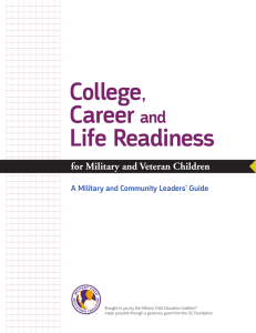 College, Career and Life Readiness