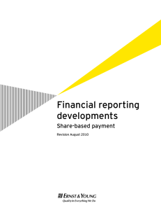 Financial reporting developments: Share-based payment