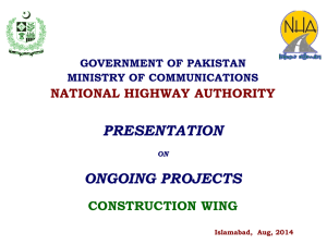 Ongoing-Projects - National Highways Authority