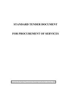 Procurement of Services DOWNLOAD