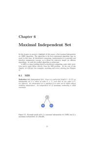 Maximal Independent Set - Algorithms and Complexity