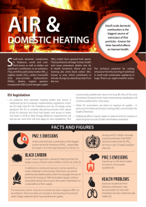 domestic heating - the European Environmental Bureau