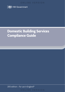 Domestic Building Services Compliance Guide