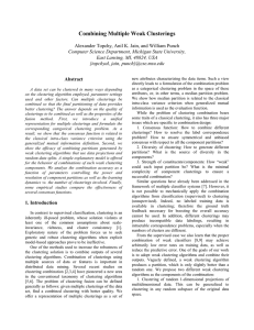 Combining Multiple Weak Clusterings