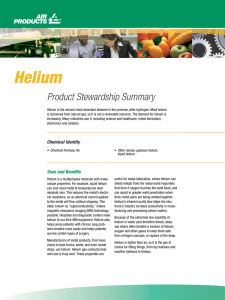 Helium - Air Products