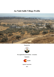 An Nabi Salih Village Profile - The Applied Research Institute