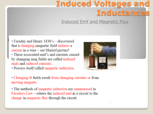 Lecture 20: Induced Voltages and Inductance