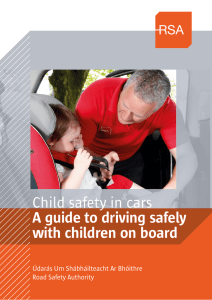 Child Safety in Cars Booklet