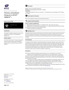 Thermus antranikianii Chung et al. (ATCC® 700961D™)