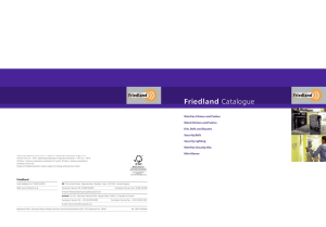 Friedland Catalogue