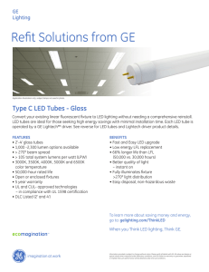 Refit Solutions Type C LED Glass Tubes