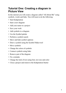 Tutorial One: Creating a diagram in Picture View