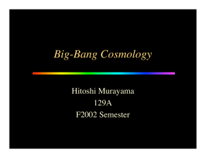 Big-Bang Cosmology