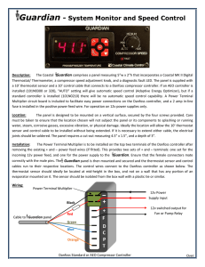 Guardian - System Monitor and Speed Control