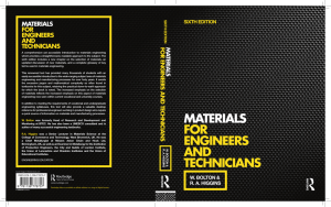 materials for engineers and technicians